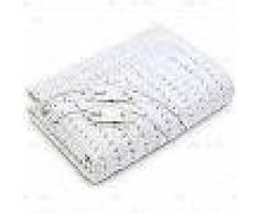 WellCare Manta eléctrica baja lana suave blanca 160x150 cm 79503.01