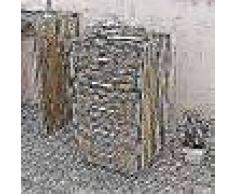 VidaXL Cajonera de oficina con ruedas 5 cajones roble