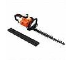 VidaXL Cortasetos de gasolina 722 mm naranja y negro