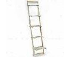 VidaXL Estantería de pared escalera madera de cedro 41,5x30x176 cm