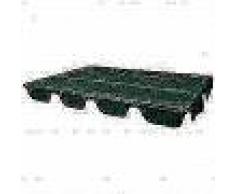 VidaXL Dosel de reemplazo para columpio de jardín 249x185 cm verde