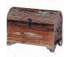 VidaXL Baúl de almacenamiento de madera reciclada maciza