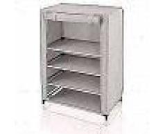 Leifheit Mueble zapatero 60x35x81,5 cm gris 80006