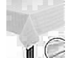 VidaXL Manteles de mesa algodón satinado blanco 5 unidades 100x100cm