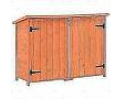 VidaXL Caseta de almacenamiento de jardín de madera 120x50x91 cm