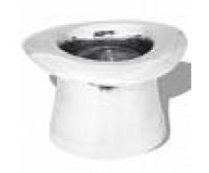 vidaXL Enfriador de champán copa trofeo de aluminio plateado
