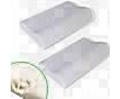 VidaXL Dos almohadas cervicales