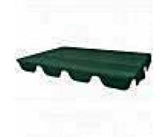 VidaXL Dosel de reemplazo para columpio de jardín 226x186 cm verde