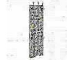 VidaXL Perchero de pared FAMILY con 6 ganchos 120x40 cm