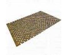 VidaXL Alfombrilla de baño de madera de acacia mosaico 80x50 cm