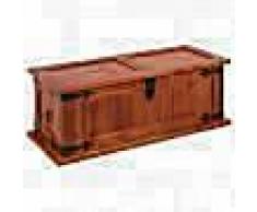 VidaXL Baúl de almacenamiento de madera maciza de acacia 60x25x22 cm