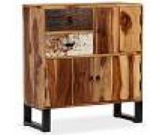 vidaXL Aparador de madera maciza de sheesham 70x30x80 cm