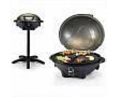 Tristar Barbacoa eléctrica con soporte BQ-2816 2200 W 46x35 cm negra
