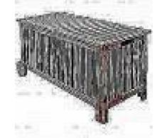 VidaXL Baúl almacenamiento de cojines de jardín madera 118x52x58 cm
