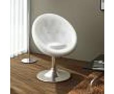 vidaXL Taburete de cocina bar, de color blanco, ideal para clubes