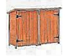 VidaXL Caseta de almacenamiento de jardín de madera 120x50x91 cm