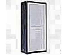 VidaXL Armario de almacenamiento para jardín XL 78x46x175 cm plástico