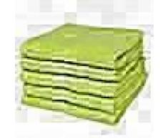 VidaXL Toallas de baño 5 uds algodón 500 gsm 50x100 verde manzana