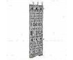 VidaXL Perchero de pared THANK YOU con 6 ganchos 120x40 cm
