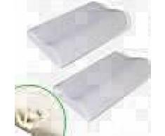 VidaXL Dos almohadas cervicales