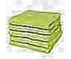 VidaXL Toallas de baño 5 uds algodón 500 gsm 50x100 verde manzana