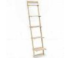 VidaXL Estantería de pared escalera madera de cedro 41,5x30x176 cm