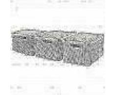 Curver Caja de almacenaje con tapa Style 3 uds L blanco 240656