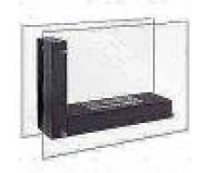 Qlima Chimenea de etanol en forma de L 80x31x60 cm FFB 8060