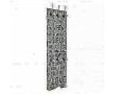 VidaXL Perchero de pared HAPPY LOVE con 6 ganchos 120x40 cm