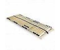 VidaXL Somier de láminas con 28 listones de 7 regiones 90x200 cm FSC