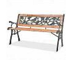 VidaXL Banco de jardín 122 cm madera