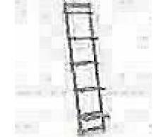 VidaXL Estantería de pared escalera madera de cedro 41,5x30x176 cm