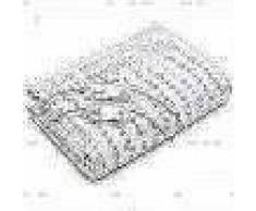 WellCare Manta eléctrica baja lana suave blanca 160x150 cm 79503.01
