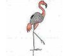 Luxform Lámpara solar LED decorativa para jardín Flamingo rosa 30111