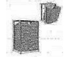 VidaXL Cesto para la ropa sucia de jacinto de agua 44x34x64 cm