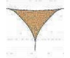VidaXL Toldo de vela triangular HDPE 3,6x3,6x3,6 m beige