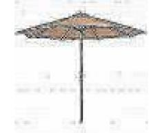 VidaXL Sombrilla de jardín con palo de madera 300 cm gris topo