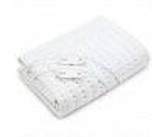 WellCare Manta eléctrica baja lana suave blanca 160x150 cm 79503.01