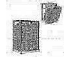 VidaXL Cesto para la ropa sucia de jacinto de agua 44x34x64 cm