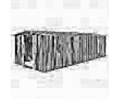 VidaXL Caseta de jardín de metal gris 257x597x178 cm