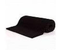 VidaXL Felpudo de fibra de coco negro 24 mm 100x300 cm
