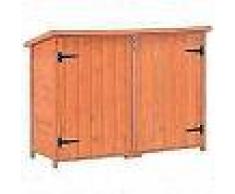 VidaXL Caseta de almacenamiento de jardín de madera 120x50x91 cm