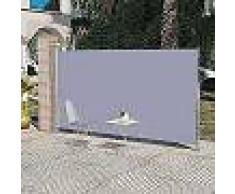 VidaXL Toldo lateral de jardín o terraza 180 x 300 cm gris