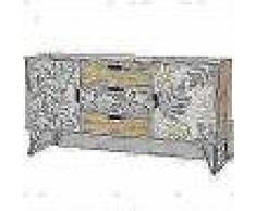 VidaXL Aparador de MDF 110x35x57 cm marrón