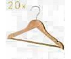 Storage solutions Set de perchas de madera 20 unidades