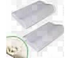 VidaXL Dos almohadas cervicales