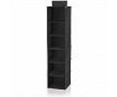 Leifheit Estante colgante para armario negro 30x30x125 cm 80003