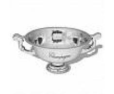 VidaXL Enfriador de champán copa trofeo de aluminio plateado