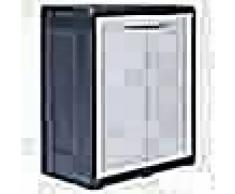 VidaXL Armario de almacenamiento para jardín XL 78x46x94 cm plástico