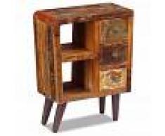 vidaXL Aparador de madera maciza reciclada 60x30x80 cm